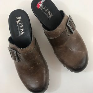 New no box Kork-Ease Felisa Harness Platform ClogLeather 7/38